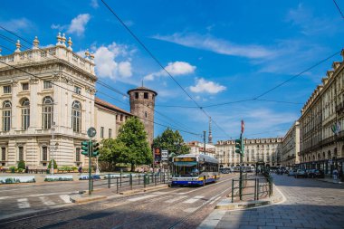 güzel binalar Turin şehir, İtalya.
