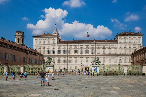 Personer Som Besöker Turin City Italien — Stockfoto