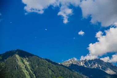 Güzel Mont Blanc Massif, Alpler, Fransa