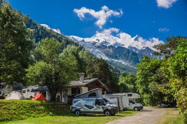 Güzel Mont Blanc Massif, Alpler, Fransa