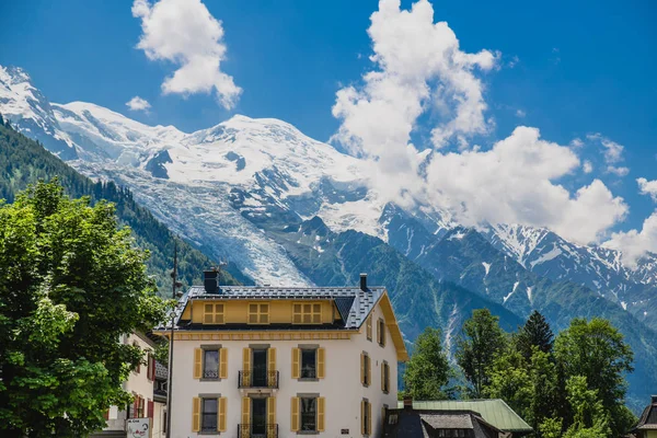 Hermoso Macizo Del Mont Blanc Alpes Francia — Foto de Stock