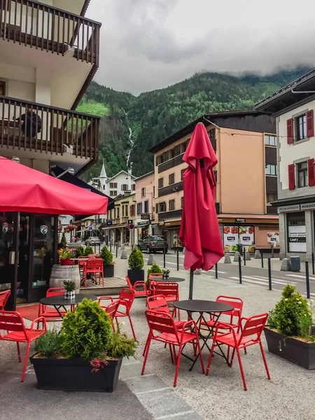 Vackra Chamonix Village Frankrike — Stockfoto