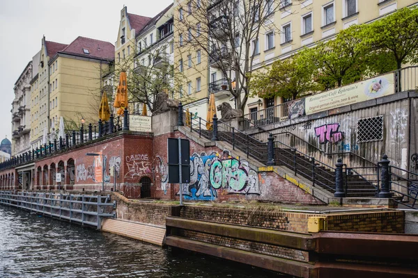 Luxe Gebouwen Woningen Berlijn Duitsland — Stockfoto