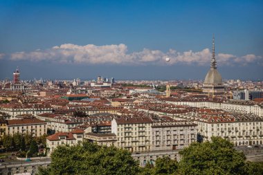 Torino (Turin) panoramik, İtalya