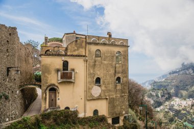 Villa in Ravello Amalfi Coast Italy clipart