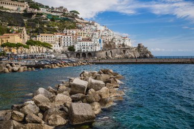 Scenic view amalfi Coast, İtalya