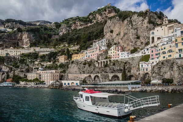 Vista Panorámica Costa Amalfi Italia —  Fotos de Stock