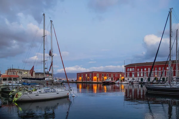 Porto Nápoles Itália — Fotografia de Stock