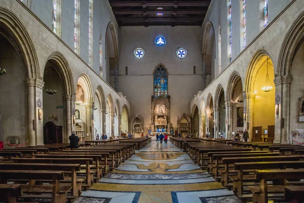 Interieur Van Kerk Napels Italië — Stockfoto
