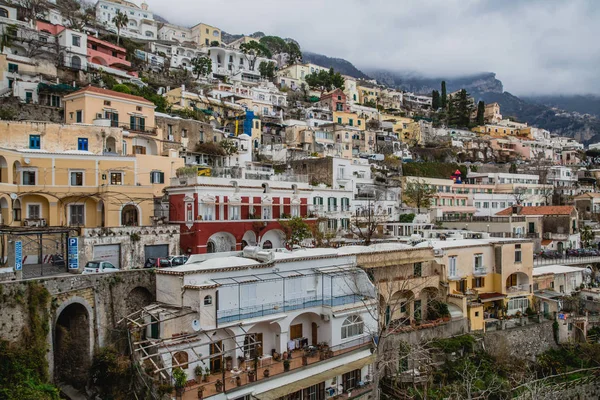 Vista Incrível Positano Itália — Fotografia de Stock