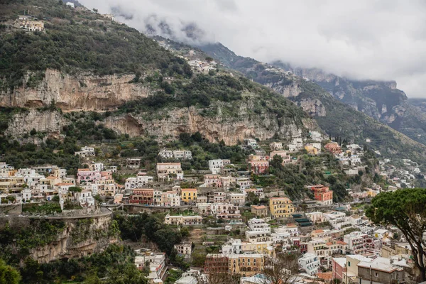 Vista Incrível Positano Itália — Fotografia de Stock