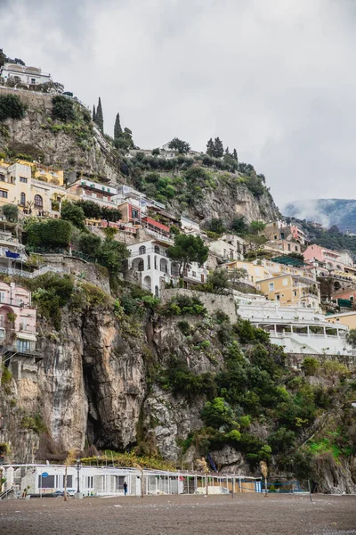 Vista Incrível Positano Itália — Fotografia de Stock