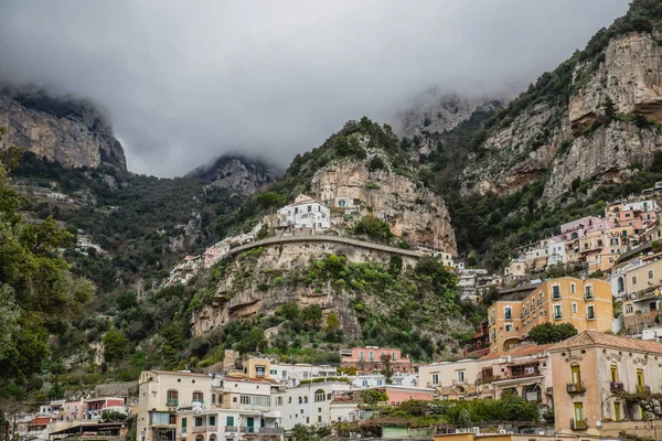 Vista Incrível Positano Itália — Fotografia de Stock