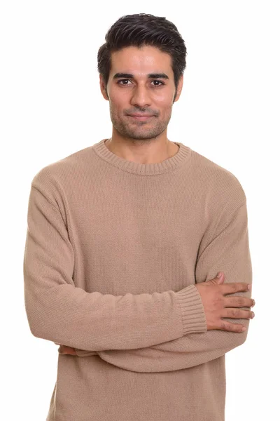 Pemuda tampan Persia pria dengan latar belakang putih — Stok Foto