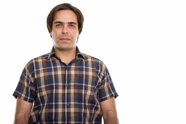 Studio shot of young Persian man standing — Stock Photo, Image