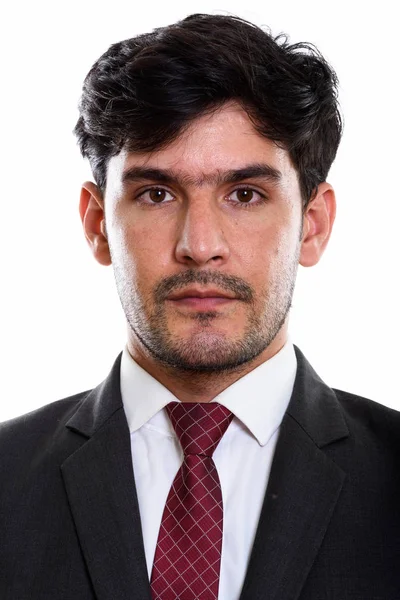 Retrato de estúdio de cara bonito empresário persa — Fotografia de Stock