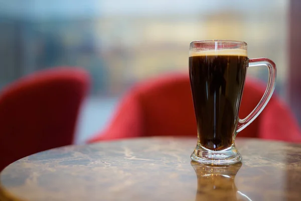 Close-Up of Black Coffee With Shallow Depth Of Field (dalam bahasa Inggris). — Stok Foto