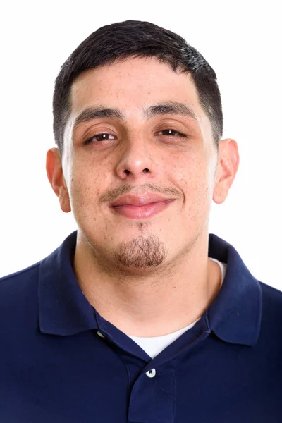 Face of young Hispanic man looking at camera — Stock Photo, Image