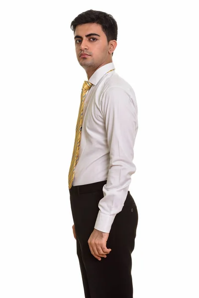 Young handsome Persian businessman looking at camera — Stock Photo, Image