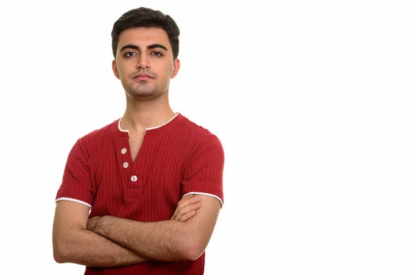 Young handsome Persian man looking at camera — Stock Photo, Image