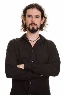 Yakışıklı caucasi portresi