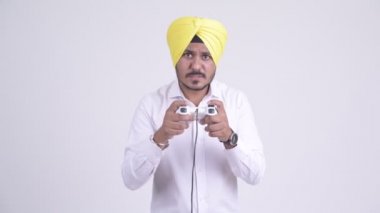 Oyun oynamayı ve kaybetme sakallı Hint Sih işadamı vurguladı