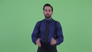 Stresli genç sakallı İranlı işadamına kötü haber