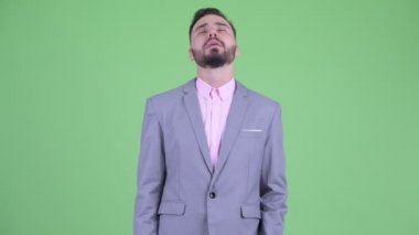Stresli genç sakallı işadamına kötü haber