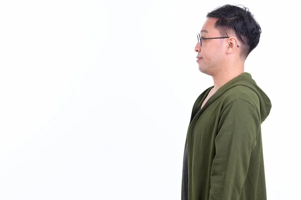 Vista de perfil del hombre japonés con anteojos —  Fotos de Stock