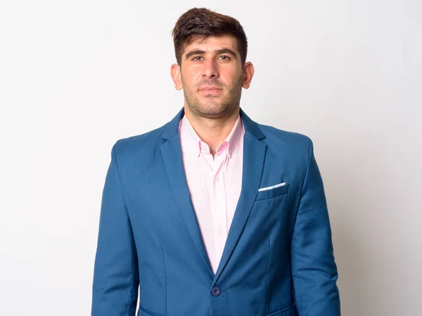 Portrait of young Persian businessman in suit — Stock Photo, Image