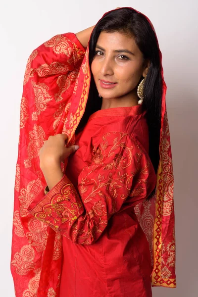 Young beautiful Persian woman in traditional clothing