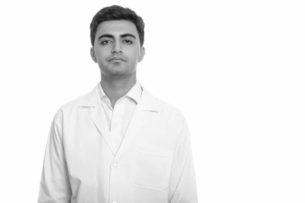 Porträtt av ung stilig persisk man läkare — Stockfoto