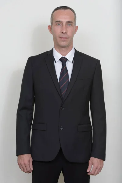 Mature Handsome Businessman Casual Clothing — Fotografia de Stock