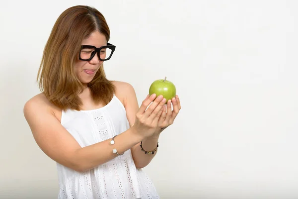 Estudio Tiro Joven Mujer Asiática — Foto de Stock