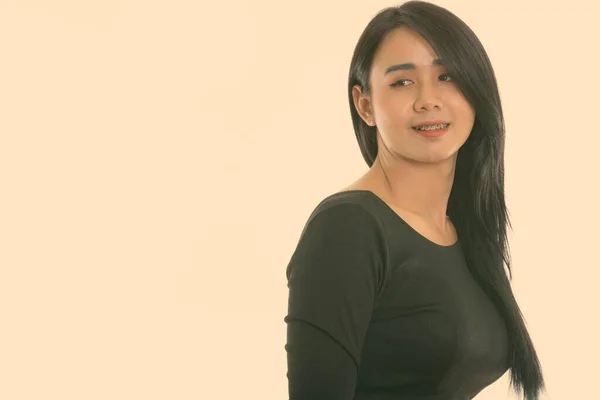 Gambar Studio Dari Wanita Transgender Asia Muda Yang Cantik Terisolasi — Stok Foto