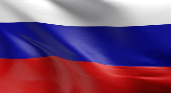 Flag Russia Using Background Rendering — Stock Photo, Image