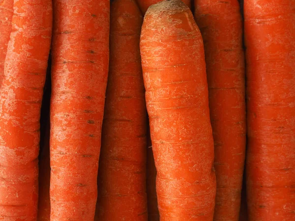 Zanahorias Orgánicas Una Mesa Cocina Tiro Cerca — Foto de Stock