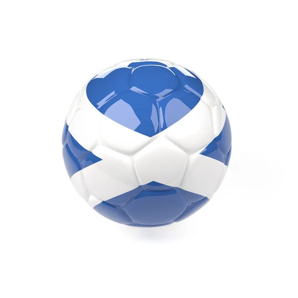 Μπάλα ποδοσφαίρου με τη σημαία του Σκωλλαντ — Φωτογραφία Αρχείου