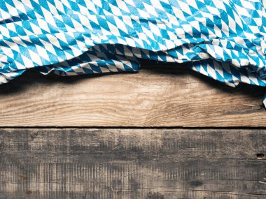 Rustik ahşap üzerinde Bavyera bayrağı