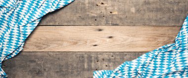 Bavarian flag on rustic wood clipart