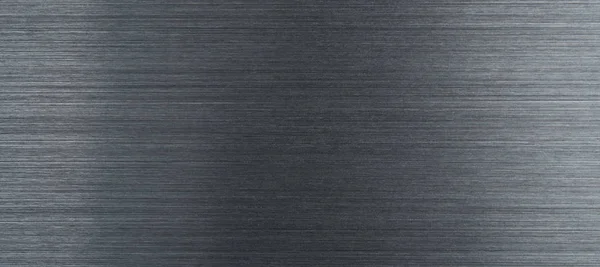 Dark panoramic brushed aluminum background — Stock Photo, Image