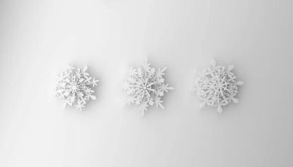 Fundo de Natal moderno com flocos de neve — Fotografia de Stock