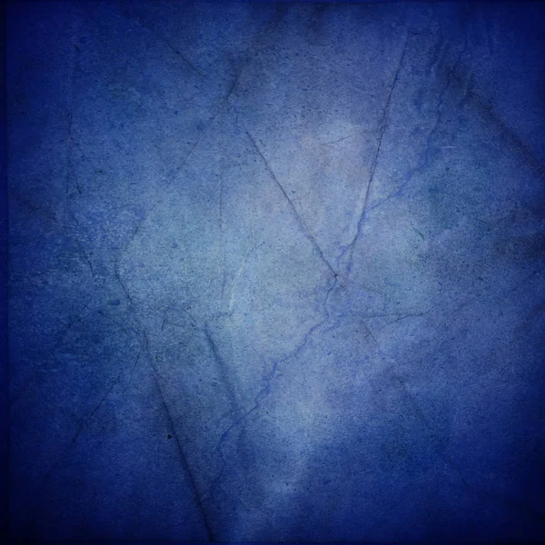 Blue textured grunge paper background — Stock fotografie