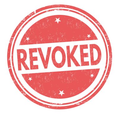 İptal edilen grunge lastik damgası beyaz arka planda, vektör çizim