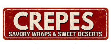 Krep vintage paslı metal oturum vektör çizim, beyaz bir arka plan