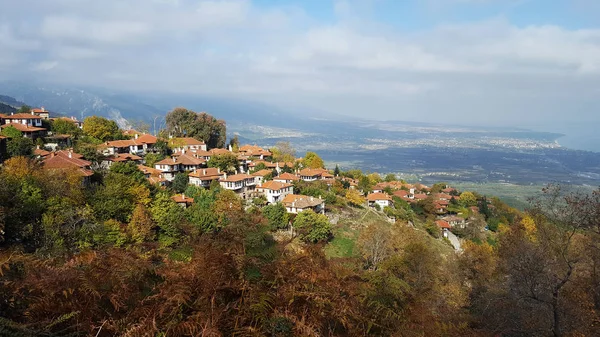 Palaios Panteleimonas Pueblo Tradicional Montaña Olympus Pieria Grecia — Foto de Stock