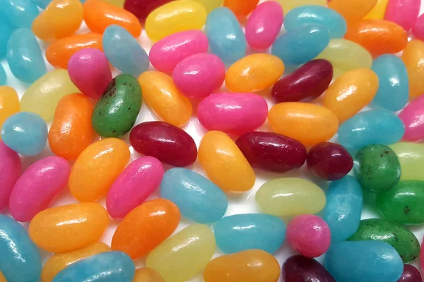 Kleurrijke Jelly Beans Textuur Achtergrond — Stockfoto