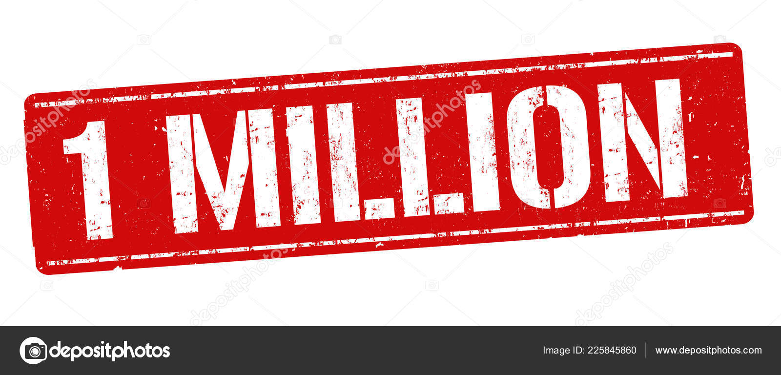 Million Sign Stamp White Background Vector Illustration Stock Vector million-sign-stamp-white-background-vector-illustration-stock-vector