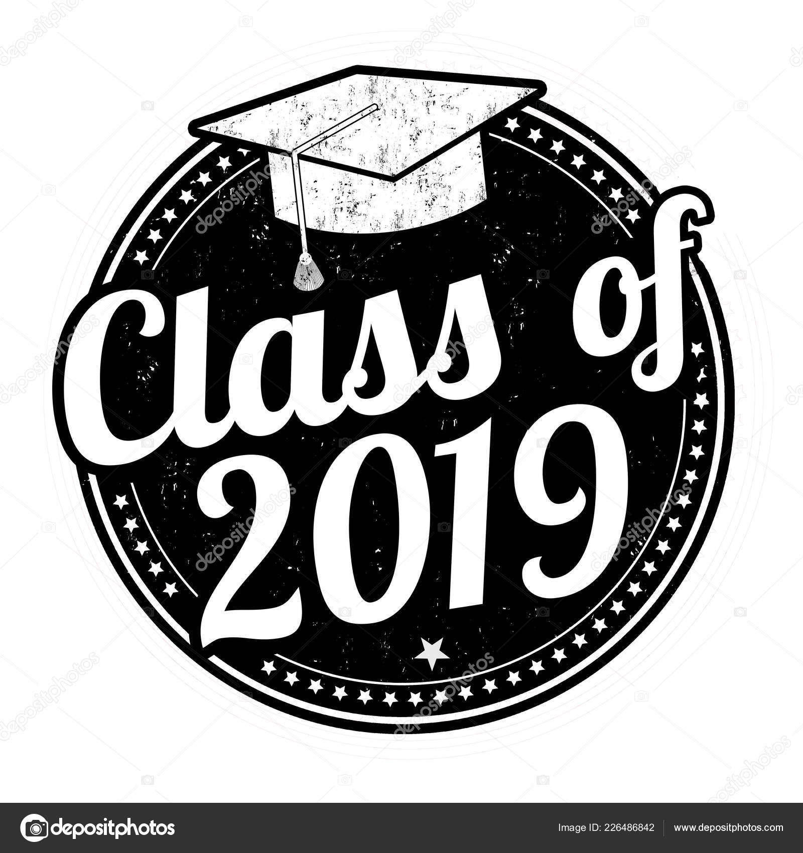 Download Class 2019 Grunge Rubber Stamp White Vector Illustration ...