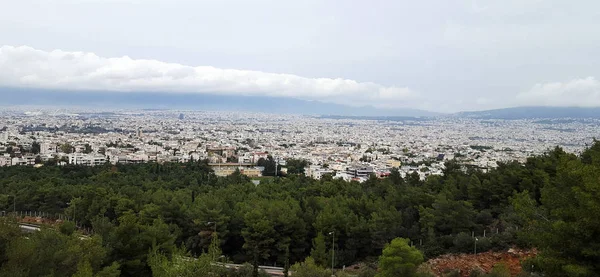 Piękny Widok Miasto Ateny Grecja — Zdjęcie stockowe